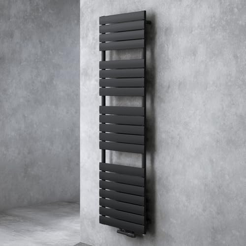 doporro Badheizkörper Heizkörper Bad Design Badheizung Flachheizkörper 180x60cm Anthrazit Paneelheizkörper Einlagig Horizontal 2in1 Mittelanschluss oder Seitenanschluss FH