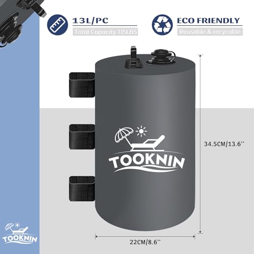 image for TOOKNIN Canopy Tent Weight,115 LBS Canopy Weights Water Bags,4PCS Gaze