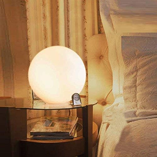 Glanz Light GL-61544 Modern Glass Table Lamp,Table Lamp for Bedroom,Night Light