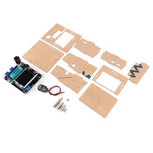 Image of Oumefar Meter with Case NPN PNP Transistor Tester Small Volume Inductance Capacitance Meter for NPN and PNP Transistors, 160x128 Color Display Automatic Detection