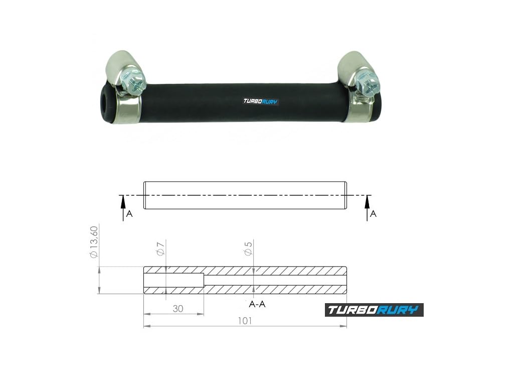 Tubes de Capteur de Pression Remplacement - Compatible avec RENAULT CAPTUR I Compatible avec DACIA DUSTER Compatible avec MERCEDES CITAN Compatible avec NISSAN NV250 - Numéro OE 208744694R