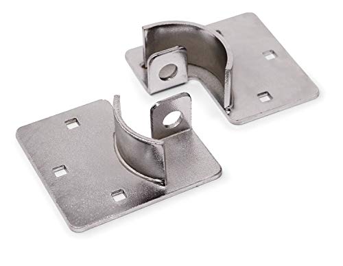 Maypole Robustes Sicherheitsschloss, geeignet für Vans, Schuppen und Garagen, rostbeständig, Chrom, 2 kg, Silber