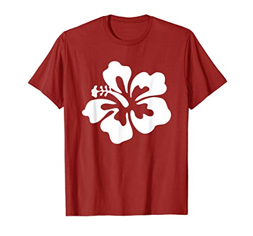 Classic Hawaii T Shirt; Hibiscus Hawaiian Flowers