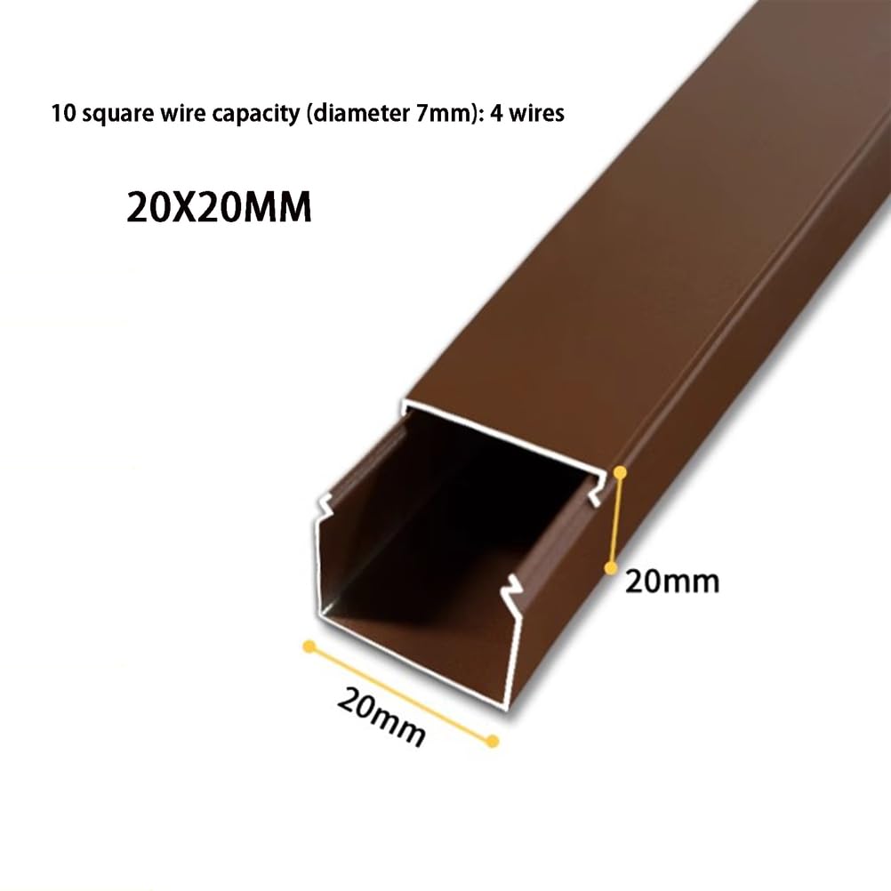Gaine de câbles en aluminium pour intérieur/extérieur/garage/entrepôt, robuste et anti-choc, 1 m de long