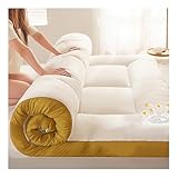 Mswborml Grueso Colchón Futón Japonés Acolchado, Plegable Colchón de Piso, Grandes Futón Japonés Enrollable Colchoneta Dormir Suelo Tatami, Futon Plegable-Tatami Japones,D,90x190cm/35x75in