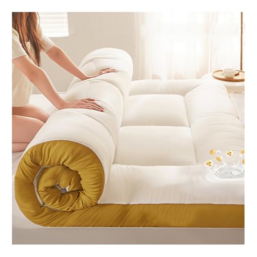 Mswborml Grueso Colchón Futón Japonés Acolchado, Plegable Colchón de Piso, Grandes Futón Japonés Enrollable Colchoneta Dormir Suelo Tatami, Futon Plegable-Tatami Japones,D,90x190cm/35x75in