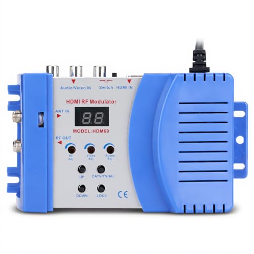 Modulateur HD AV vers RF 1080P : double fréquence VHF UHF pour une netteté d'image maximale