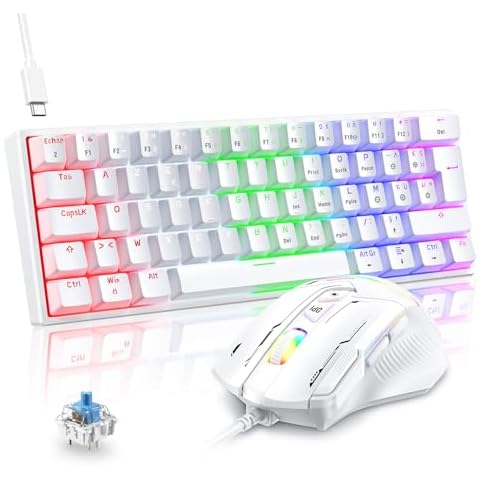 TECURS Clavier et Souris Gamer Mécanique Cover