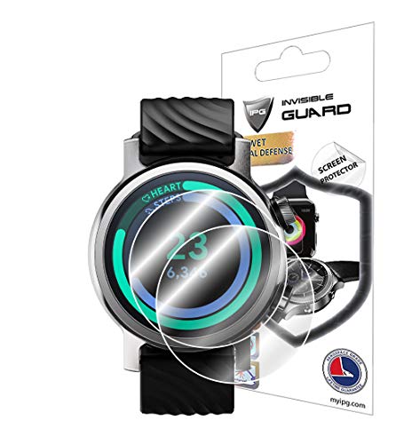 IPG for Motorola Moto 360 3rd Gen 2020 Smart Watch Screen Protector (2 Units) Invisible Ultra HD Clear Film Anti Scratch Guard-Smooth/Self-Healing/Bubble -Free