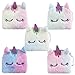 Peluche Porte-Monnaie Mini, Pochette de Monnaie en Peluche, Porte-Monnaie avec Fermeture Peluche,Peluche Licorne Sac a Main Enfant Fille Bijoux pour Ranger Monnaie, Clés
