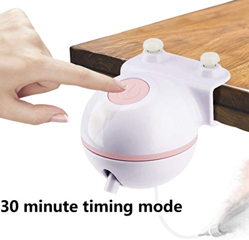 Brinquedo de laser para gatos, 2 em 1, automático, 360 graus, giratório, eletrônico para gatos, gato