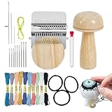 Genérico Mini Patch Kit - Portable Quick Patch Maker, 8 Inches Weaving with Multifunctional Design, Durable Tool, Sewing Kit with Easy Use, Patchs Tool for Clothes Socks Jeans Repair Craft
