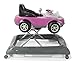 Storkcraft Mini-Speedster Activity Walker Pink Interactive Walker with Realistic Driving Experience, Adjustable Seat Pad, Folds for Easy Storage