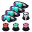 Black Frame Colorful Lens+4 Mask
