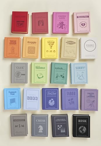 WS Game Company Complete Collection of 22 Vintage Bookshelf Board Games Including Scrabble, Monopoly, Clue, Yahtzee, Battleship, Chess, Candy Land &amp; Sorry! – Classic Family Games for Kids &amp; Adults