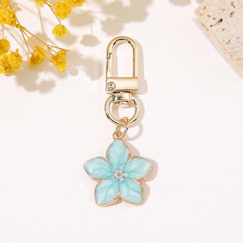 Image of Keychains Aesthetic, Cute Butterfly Bag Charms for Handbags, Alloy Metal Key Chain Set, Colorful Accessories for Women, Girls, Trendy Bag Charm for Car Keys