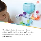 Nuby Wacky Waterworks – Bade-Spielzeug mit Saugnapf | Kognitives Wachstum für Kinder | Interaktives Wasserspielzeug | Spaßig und lehrreich | Ab 18 Monaten