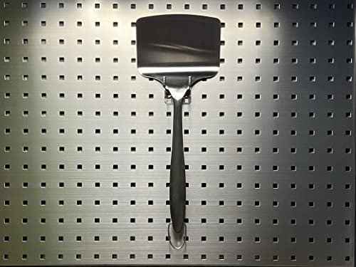 Triton Products 62419 Stainless Steel Lochook 4-Inch Double Rod 90-Degree Bend 1/4-Inch Diameter, Pegboard Hook For Stainless Steel Locboard, 3-Pack #TOP6