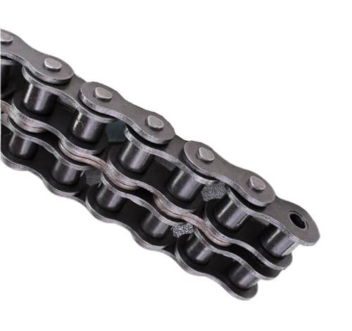 Thickened Industrial Chain, Alloy Steel 08B 10A 12A 16A 20A 24A Single Double Row Roller Chain DOLUNTO (Size : 24A-2-1.5m Pulling Force 25.4T)