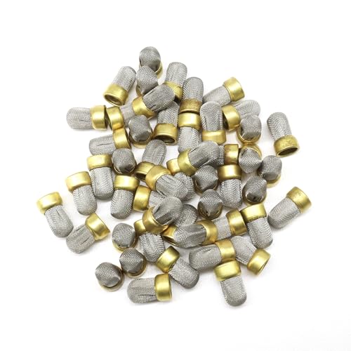 HiSport Fuel Injector Seal Kits Filter Baskets Repair Set CF-165S [10.5mm x 6mm x 3mm] Compatible with Honda[50 Set]