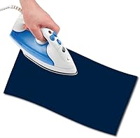 Vista 18 de USIT, Parche de reparación de algodón termoadhesivo, 18 x 4.5 pulgadas, ligero y resistente, avión, 1 pieza