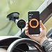 Quad Lock Heavy Duty Suction Car Phone Mount with MAG Phone Case and MAG Wireless Charging Head for Galaxy S26