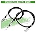 10L0L Golf Cart Brake Cable Set 2PCS for Yamaha G8 G14 G16 G19 G20 G22 Gas and Electric Replaces Passenger Side OEM Part# JF2-F6351-10 & Driver Side OEM Part# JF2-F6341-00