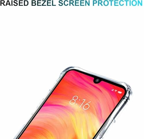 Image of BOXXO Flexible Back Cover for Mi Redmi Note 7 Pro | Back Cover Transparent Clear Shockproof Case Four Corner Protection | Slim Protective Mobile Phone Cover for Mi Redmi Note 7 Pro