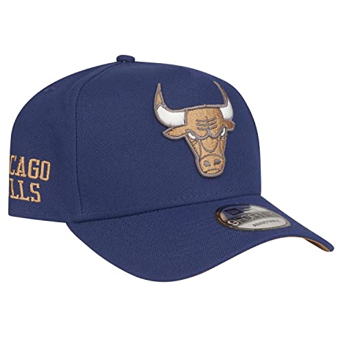 New Era 9Forty A-Frame Snapback Cap - Chicago Bulls Navy