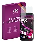 Mieux que le verre: à la différence réelle en verre ou Tempered Glass qui FX-Hybrid-Glass Protection Écran en Verre trempé de plastique est incassable et incassables - ajustement parfait et compatible avec Samsung Galaxy J7 (2017) Duos