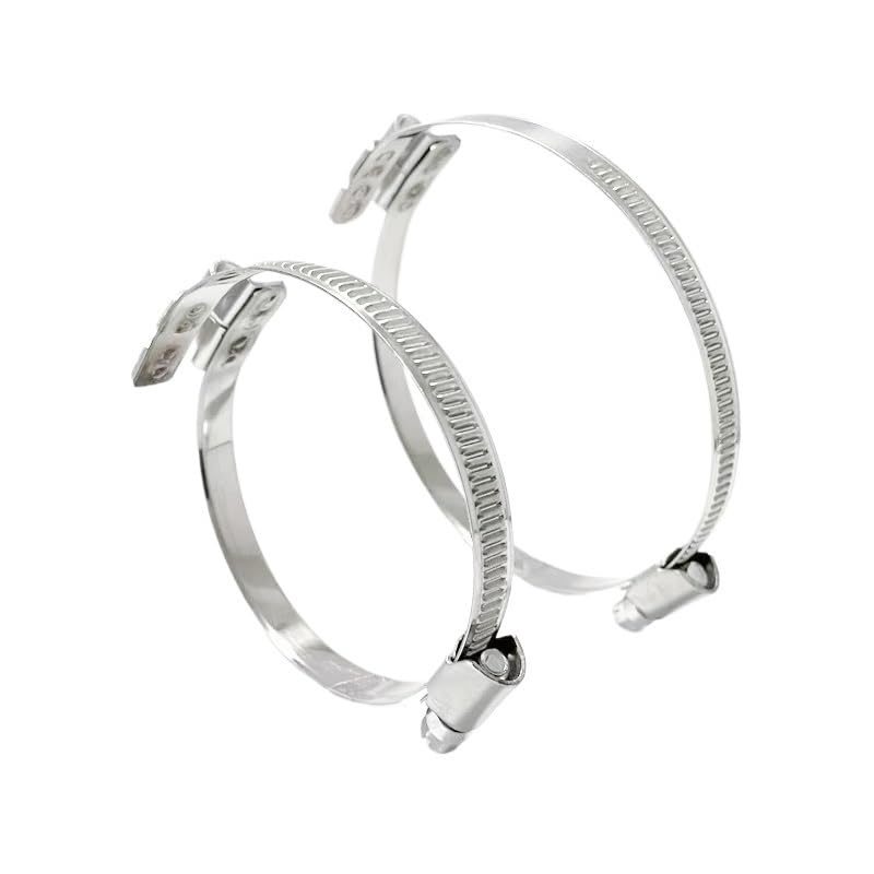 1 à 10 colliers de serrage type allemand en acier inoxydable 304 (22-515 mm) for tuyaux gaine et tubes ondulés. Collier vis sans fin bande spiralée(50-70mm L(4pcs))