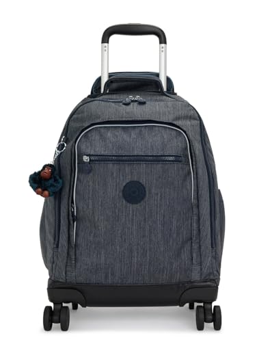 Kipling Mochila grande com rodas ZEA, Azul-marinho, One Size, Nova Zelândia
