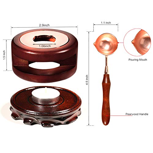 image for Triwol Wax Seal Stamp Set, 672pcs Wax Seal Beads 24 Colors, Wax Seal W