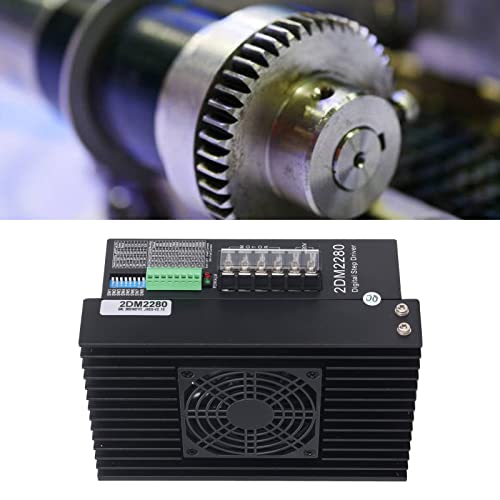 Driver de Motor de Passo 220V AC 2DM2280 32 Dígitos DSP 2 Fases para Motores de Passo Nema42 110mm C