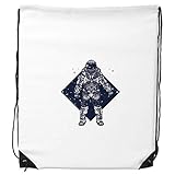 Größe: 37.5*44cm DIYthinker Astronaut Stern Universum-Kunst-Muster-Rucksack-Shopping Sport Taschen Geschenk