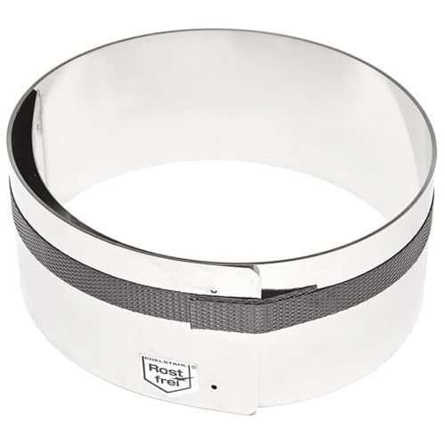 Riel para empapelar, inoxidable, aprox. 6 x 200 cm