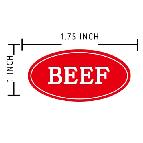 Étiquettes bœuf pour bouchers pour organiser la vitrine et les commandes