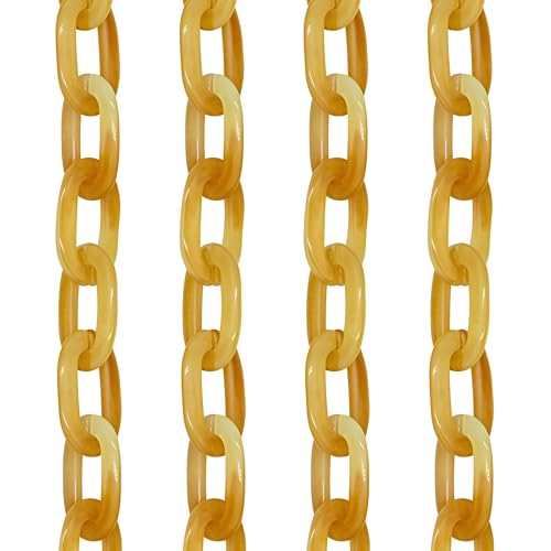 Image of SATRA TRADERS | Size : H-36mm W-22mm 01Meter Acrylic Link Chain Mask Chain