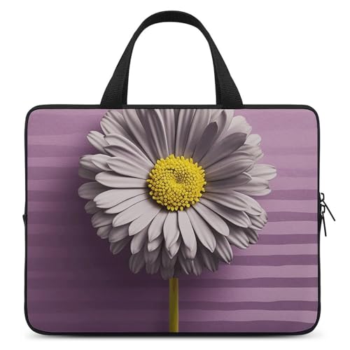 Sac à bandoulière pour ordinateur portable 13" antichoc avec imprimé fleuri