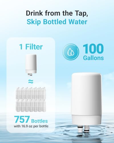Image of AQUA CREST 7027W Filter Replacement for Brita Filter Replacement, 6 Pack