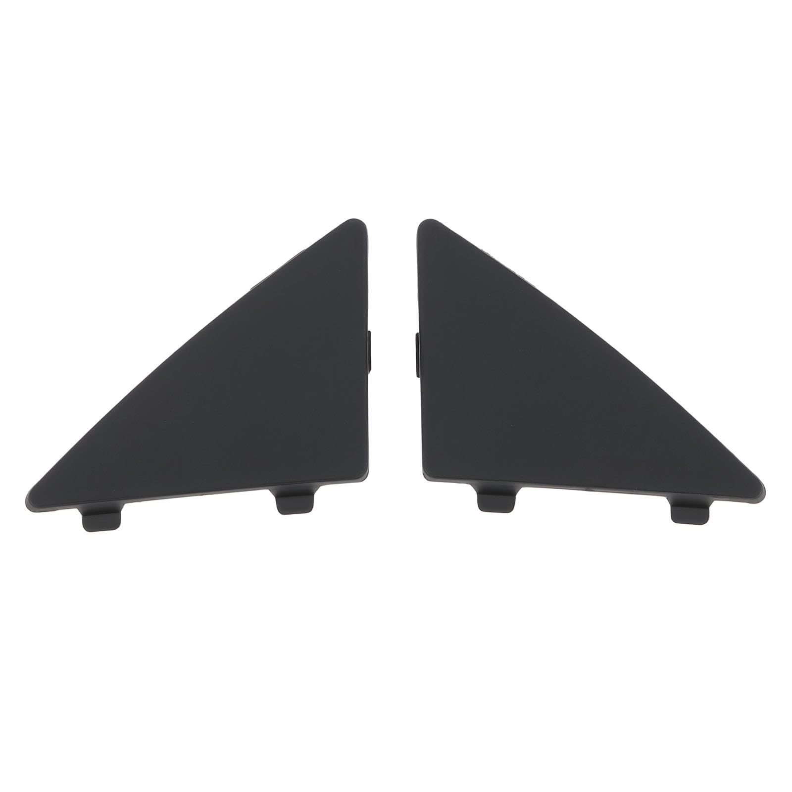 SG Store Para nakładek z hakiem holowniczym na przedni zderzak kompatybilny z Mazda 3 2014-2016 BHN1-50-101 102 ABS czarne wymienne osłony