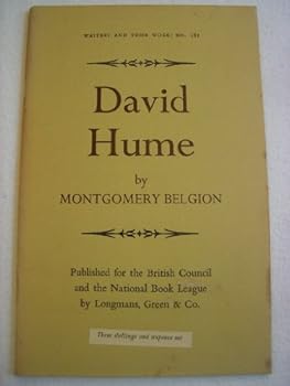 Paperback David Hume. Writers and Their Work No. 181 Book