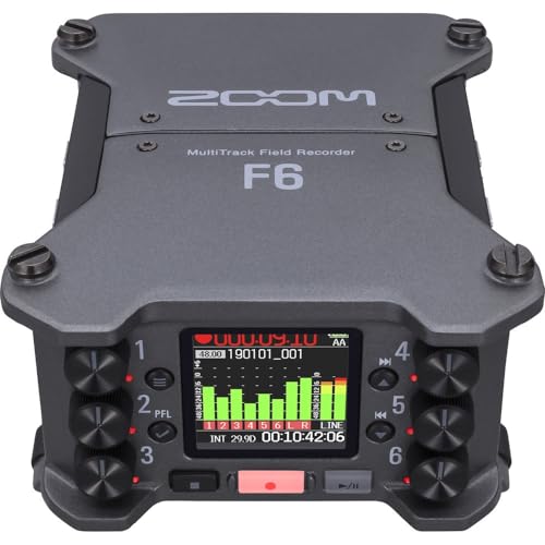 image for Zoom F6 MultiTrack Field Recorder with BTA-1 Bluetooth Adapter + 64GB 