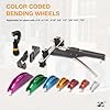 Z ZN999 Pipe Bender Kit, 1/4"-7/8" O.D., with 7 Size Dies & Pipe Cutter, 90° Reverse Bending Tool for HVAC/Air Conditioner/Fridge Repair & Hydraulic Work #2