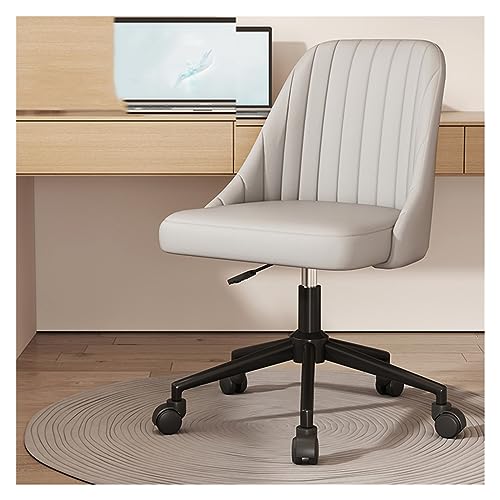 Chaise de bureau ergonomique pour coin coiffeuse et salon gris