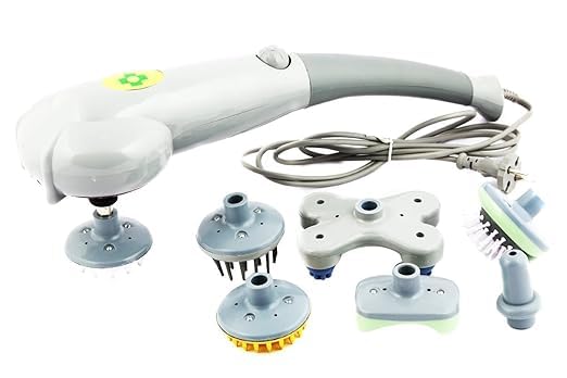 Taj 7-In1 Magic Corded Electric Massager Complete Body Head Neck Shoulder Back Leg Foot Pain Relief For Men Women, Fat Reduction Joint Pains From Directly To Plug In
