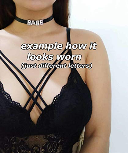 Faux Leather Yes Sir Collar for Women - Cute Sexy Submissive Adjustable Leather Collar Accessory2