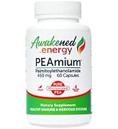 PEAmium Palmitoylethanolamide (Pea) Supplement - 450mg 100% Natural Micronized Neuropathy Pain Re...