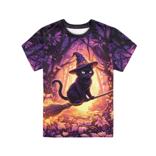 Image of Renewold Kids Novelty T-Shirt for Girls Boys Short Sleeve Crewneck Summer Tee Soft Breathable Graphic Shirt for Age 2-16