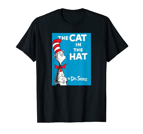 Dr. Seuss The Cat in the Hat Book Cover T-shirt